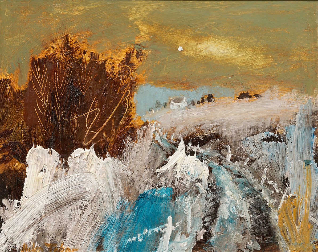 Helen Tabor, Farm Track and Larches
