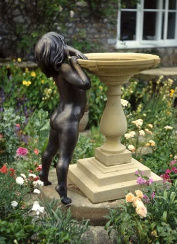 Tom Greenshields MC, Girl at Bird Bath (commission)