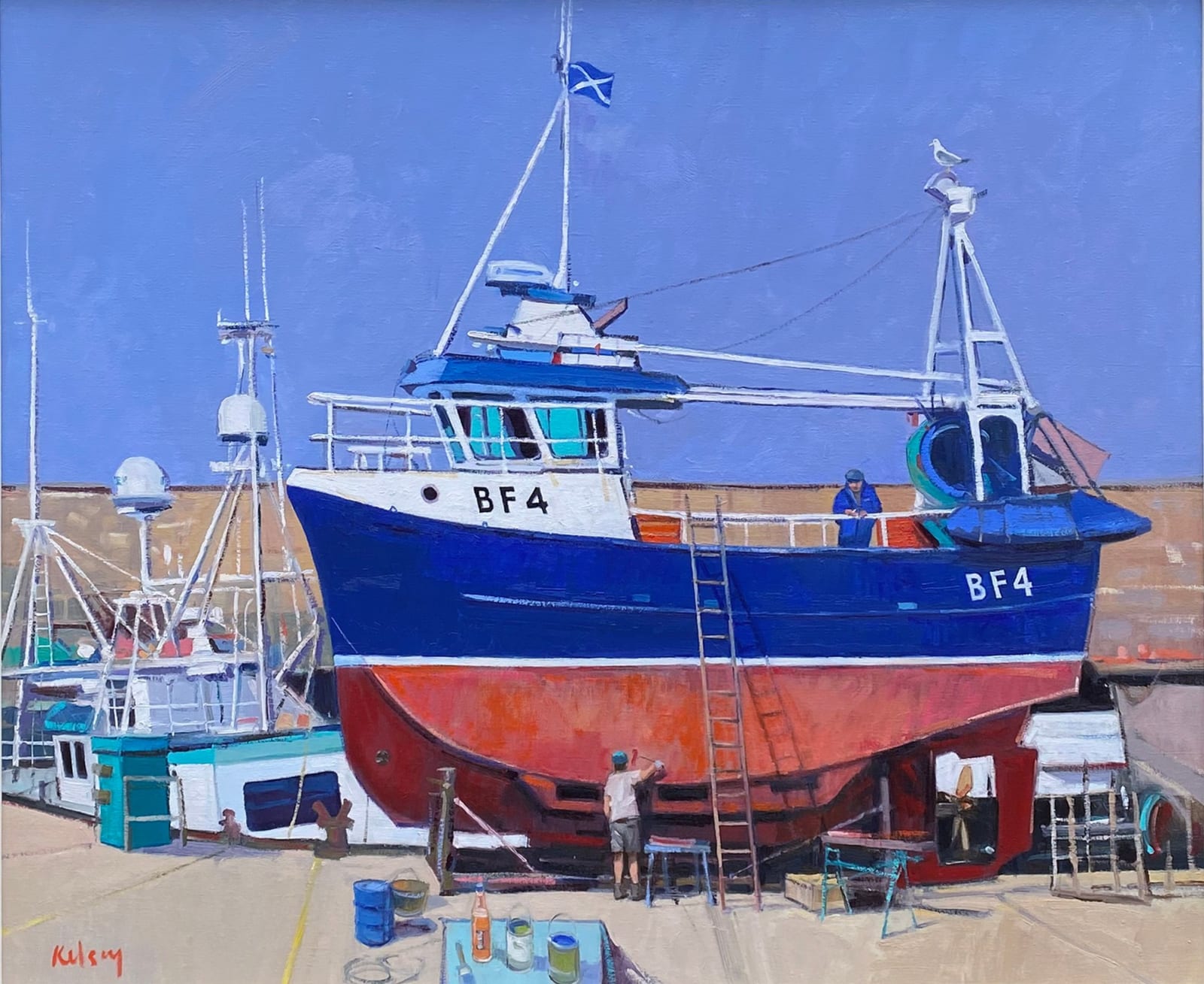 Robert Kelsey DA MUniv PAI FRSA, Boat Repairs, Macduff