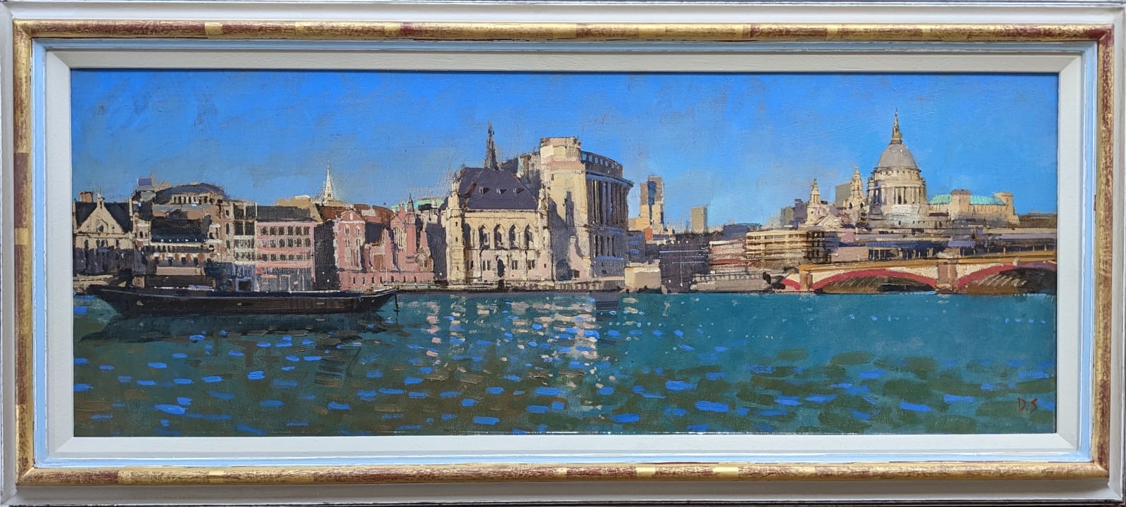 David Sawyer RBA, St Paul's and Blackfriars Bridge