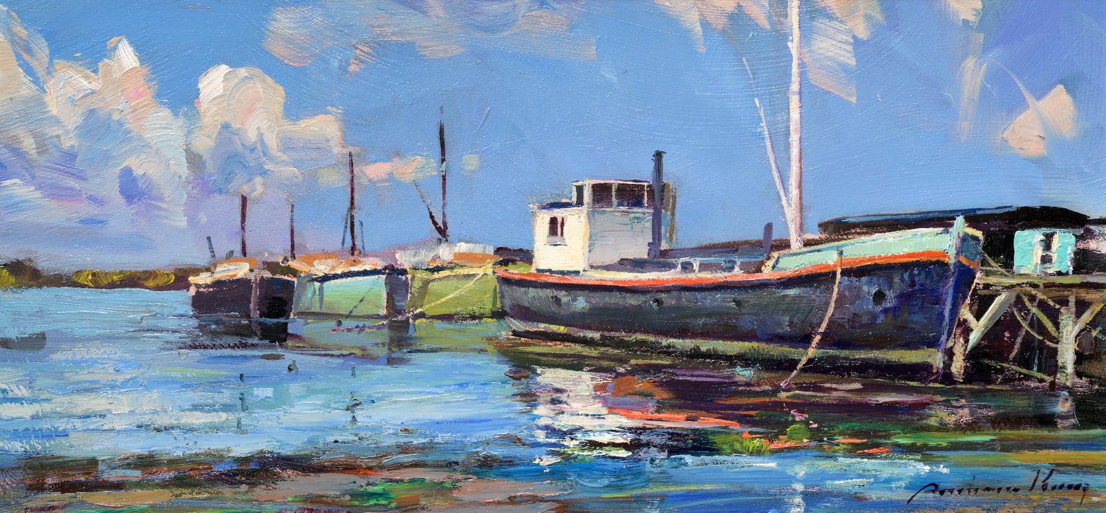 Andrew King ROI NS EAGMA IEA, Houseboats, Pin Mill