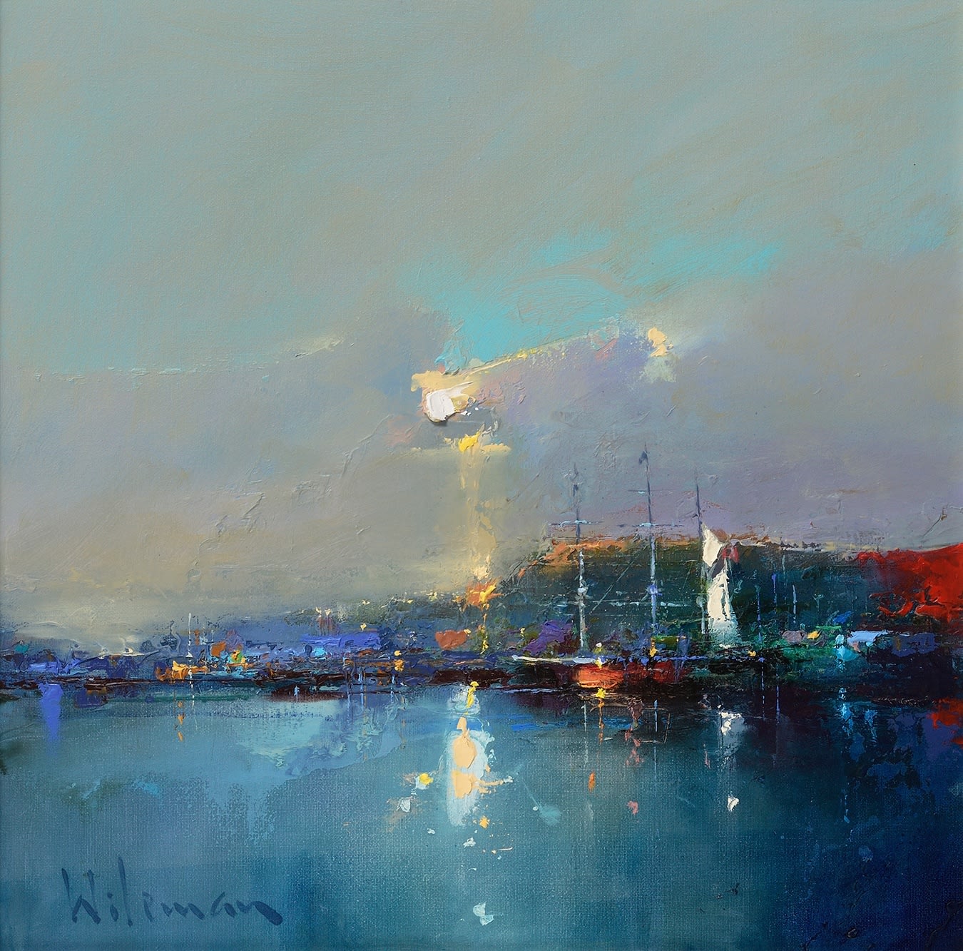 Peter Wileman FROI RSMA FRSA, Risen Moon, Oban