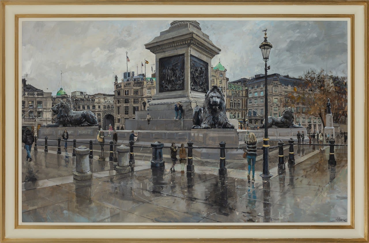 Nick Grove RSMA, The Lions of Trafalgar Square
