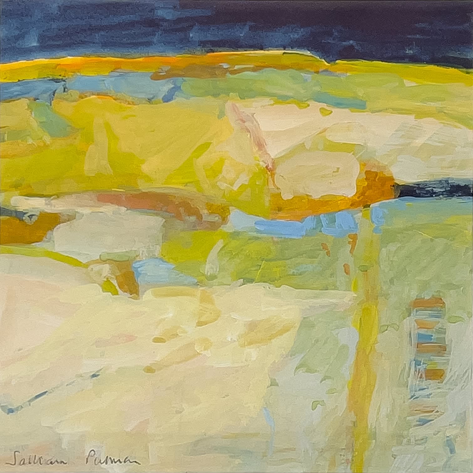 Salliann Putman RWS NEAC, Across the White Field