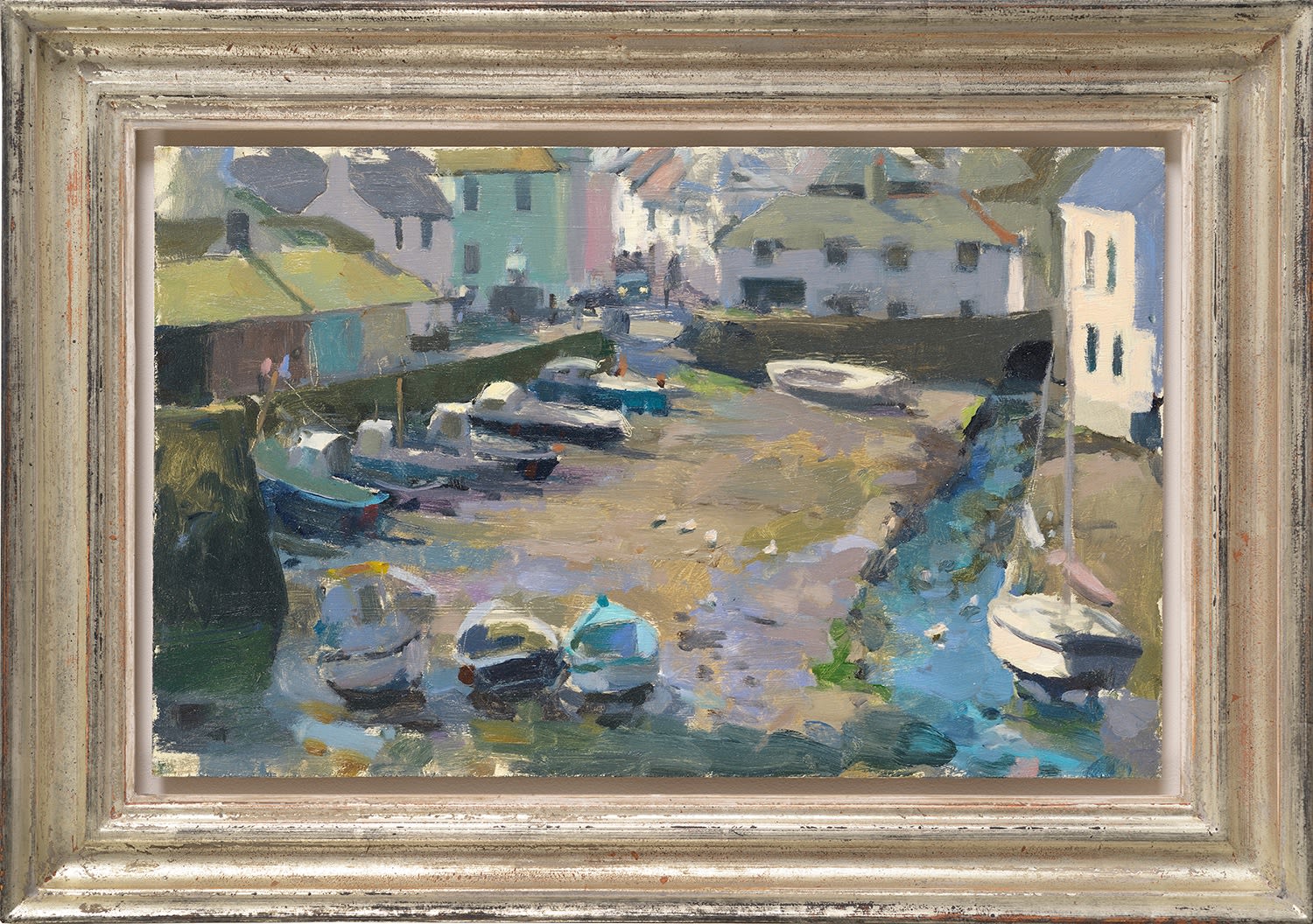 Sarah Manolescue ROI, Low Tide, Polperro Harbour