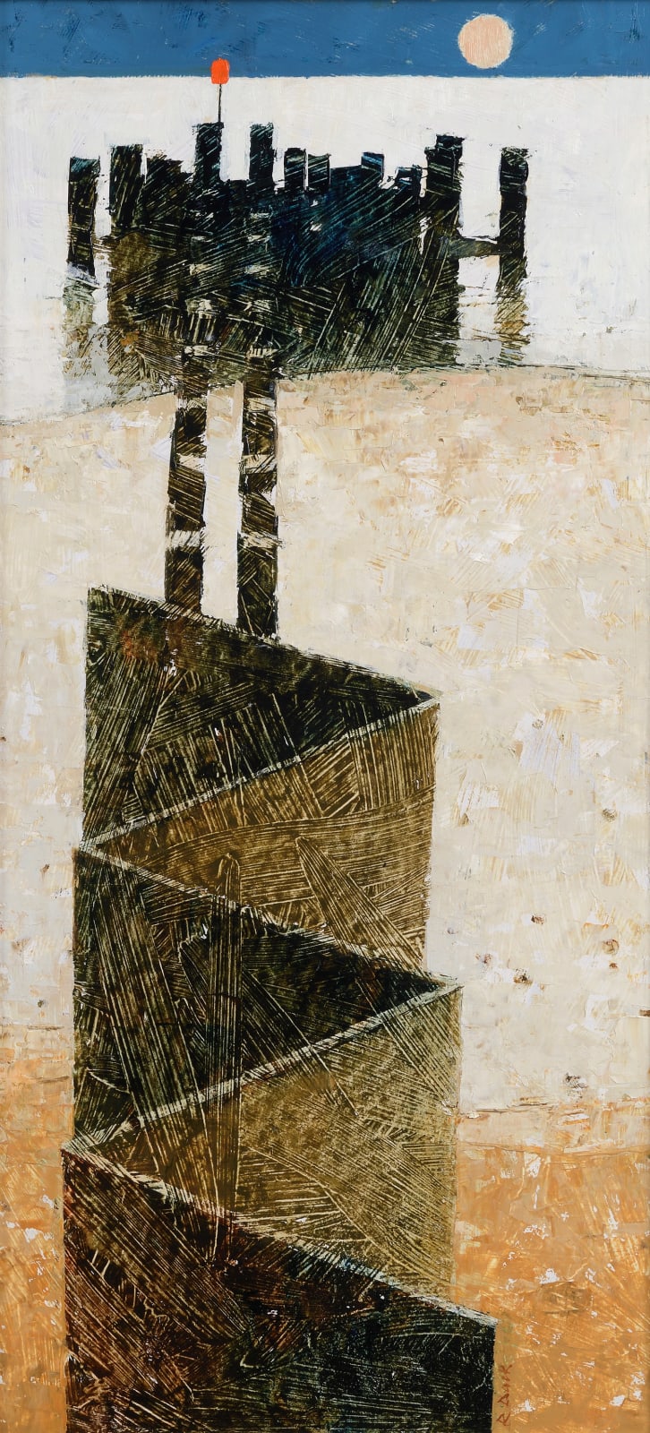 Richard Dack EAGMA RSMA RWA, A Moment in Time; Ebb Tide