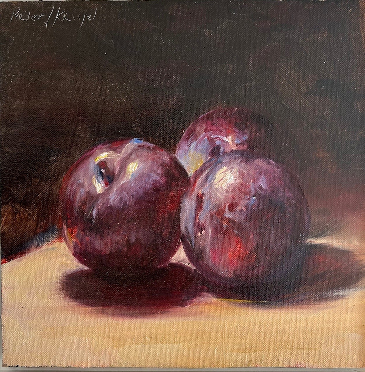 Pieter Krugel, Three Plums
