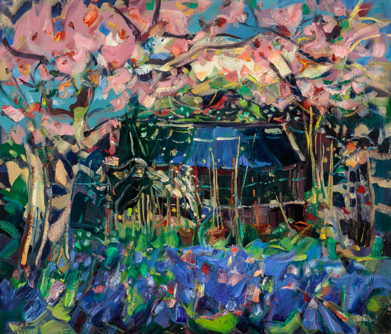 James Fullarton, Cherry Blossom & Bluebells