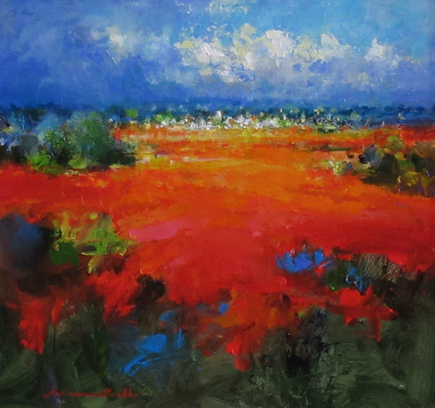 Norman Smith PS, Landscape before Rain