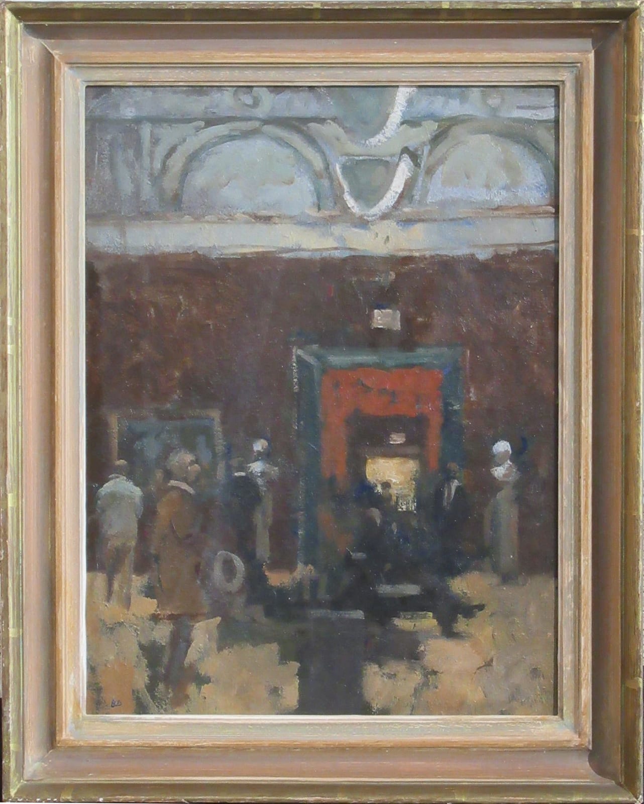 Bernard Dunstan RA, In The National Gallery, 11/12/85