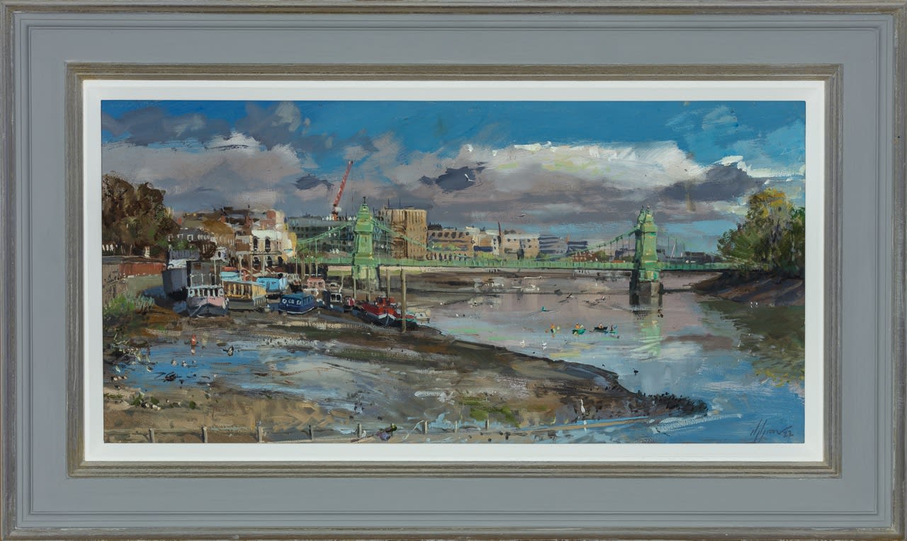 Nick Grove RSMA, Hammersmith Bridge from Upper Mall