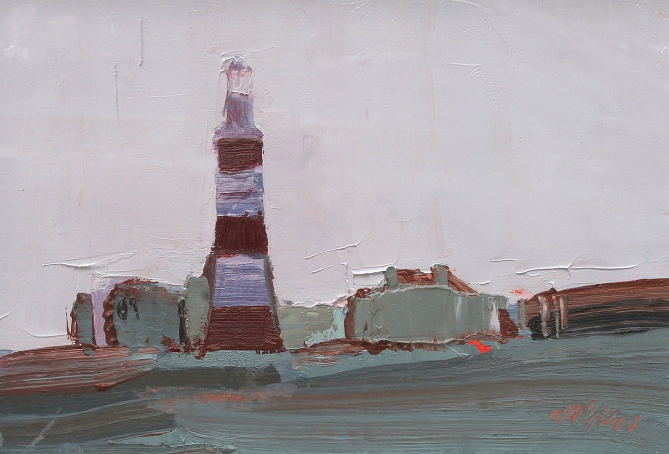 Mhairi McGregor RSW, Plymouth Hoe, 2021