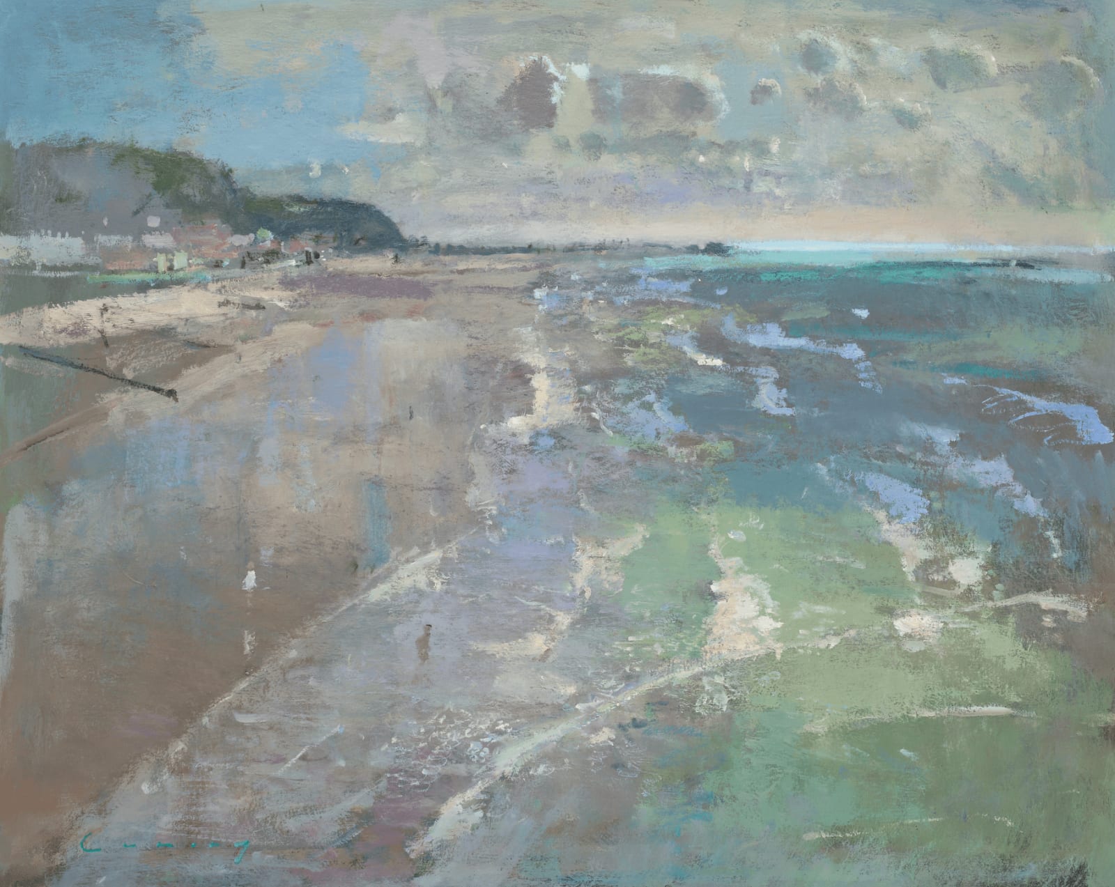 Fred Cuming RA, Hastings, Low Tide, 1999