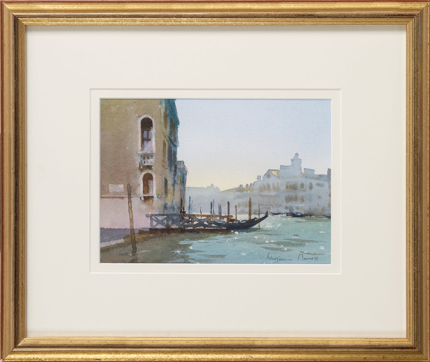 Ben Mowll ROI PPRSMA, Morning Light, The Grand Canal