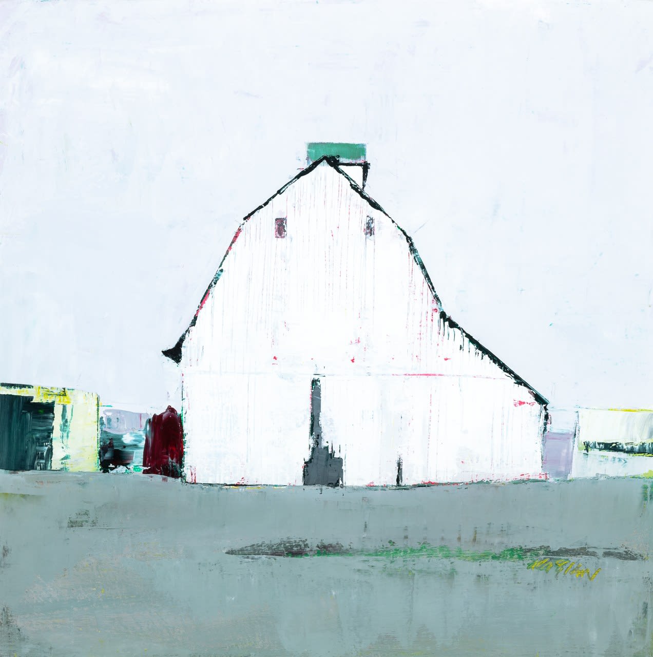 Mhairi McGregor RSW, Amish Barn, Kalona