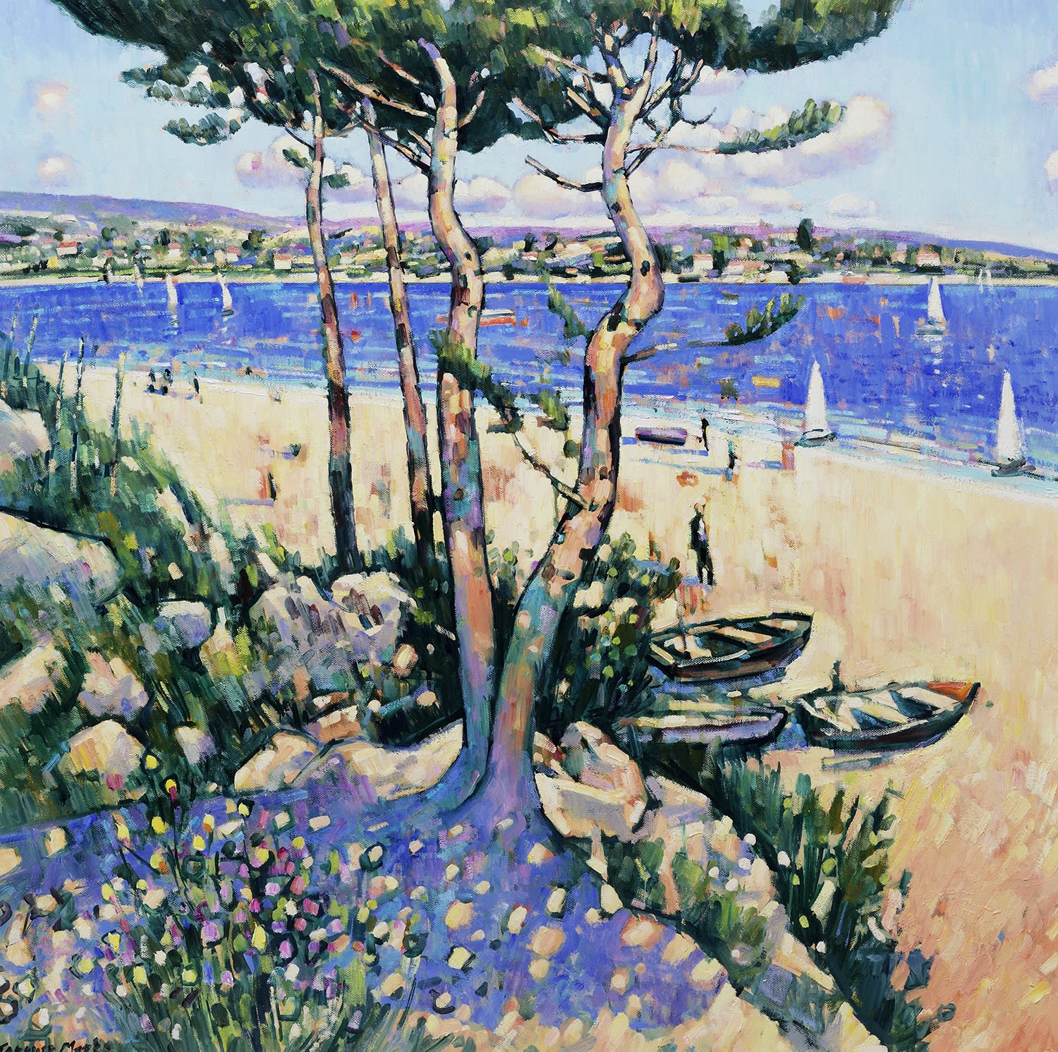 Terence Clarke, View Through the Pines, Esterel