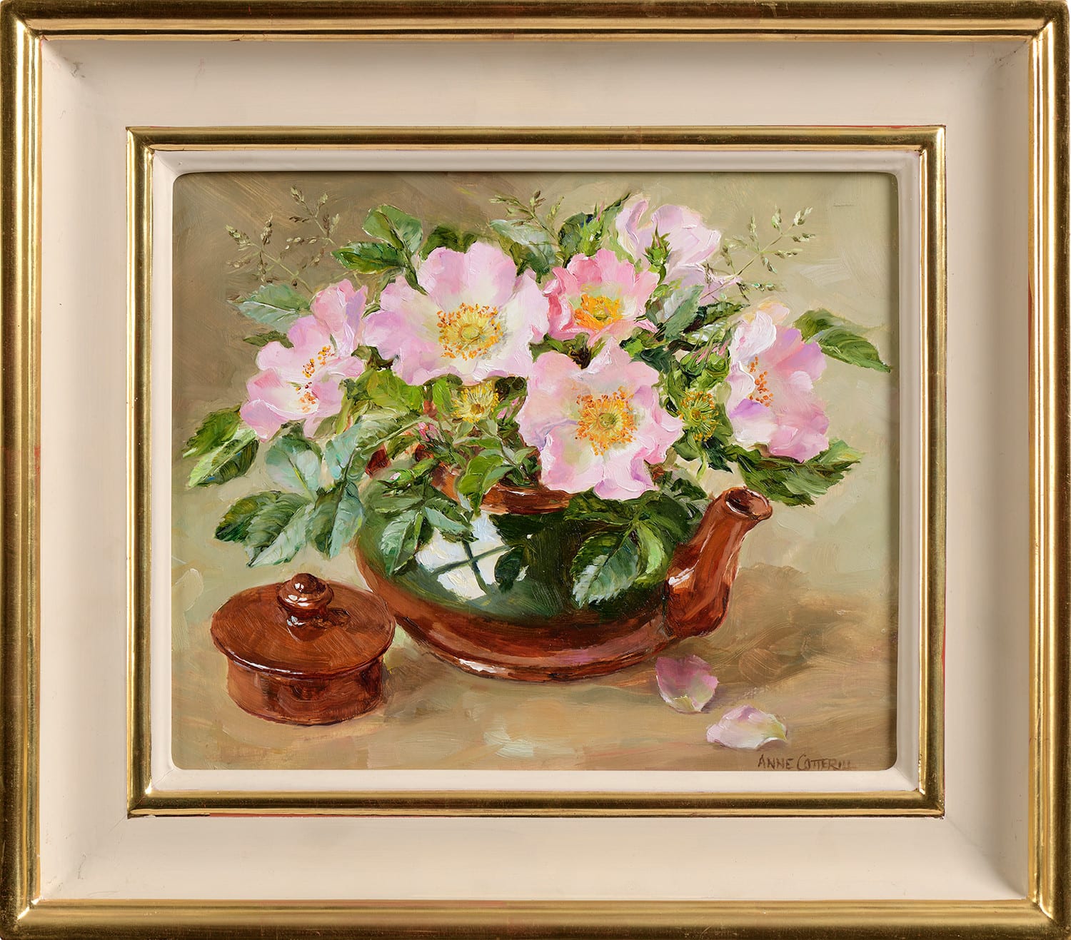 Anne Cotterill, Wild Roses in a Teapot