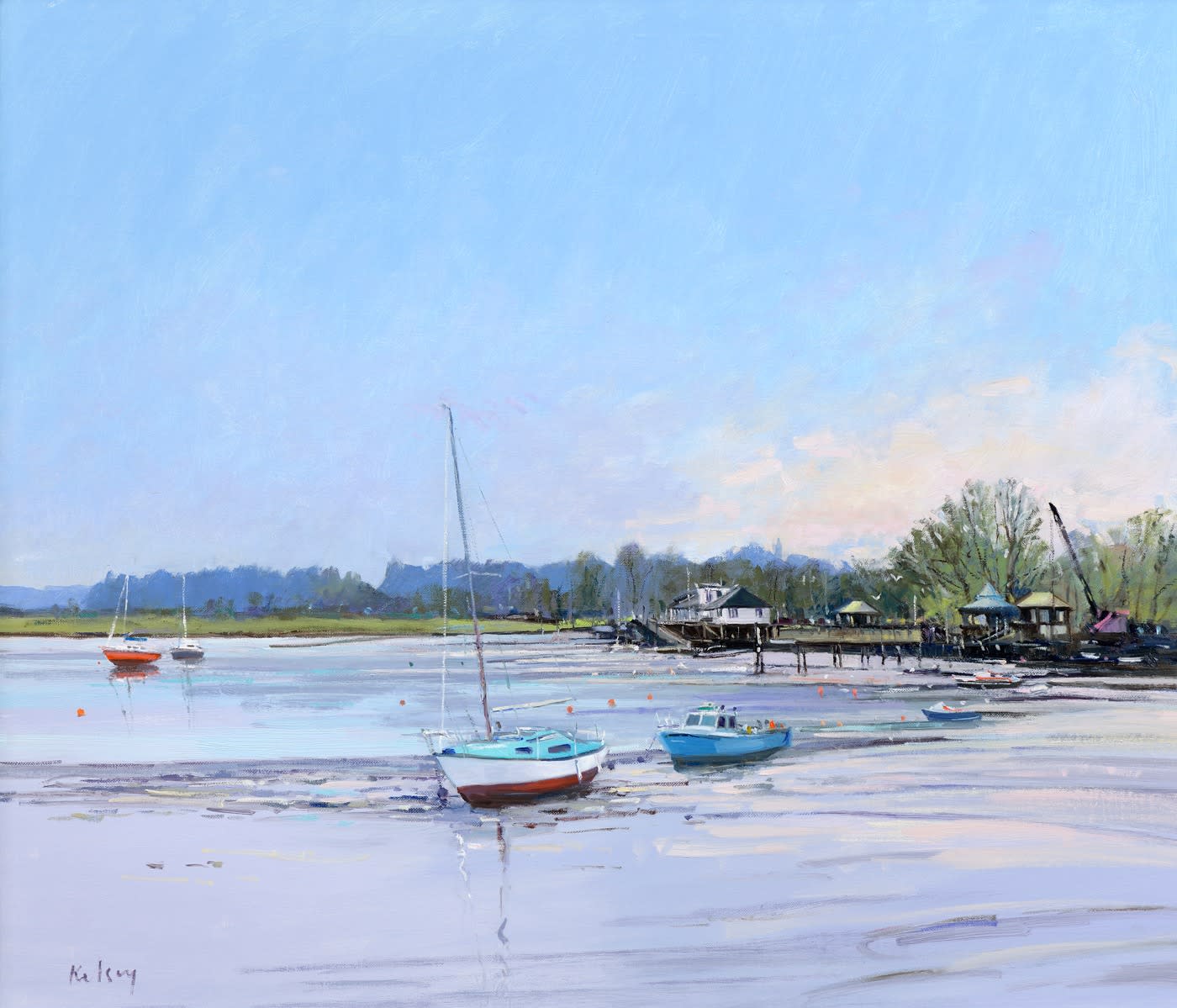 Robert Kelsey DA MUniv PAI FRSA, Low Tide, Woodbridge