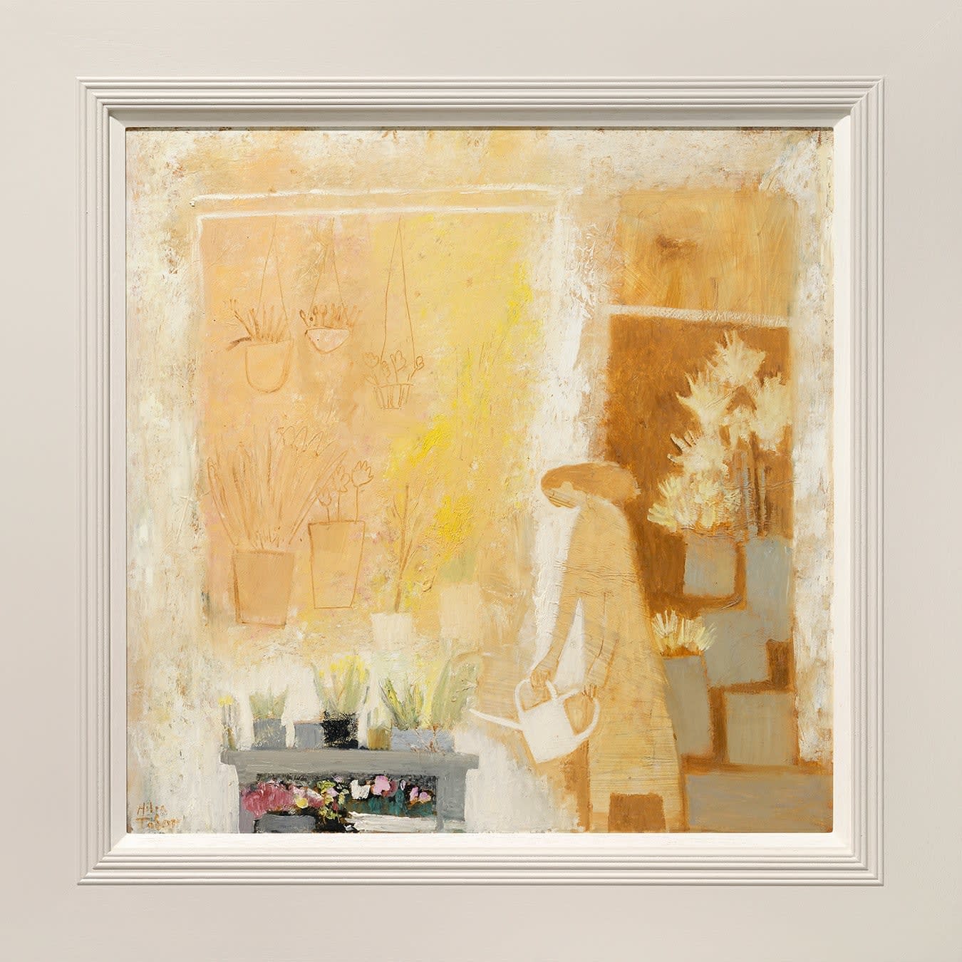 Helen Tabor, The Florist's Window, Spring Bulbs