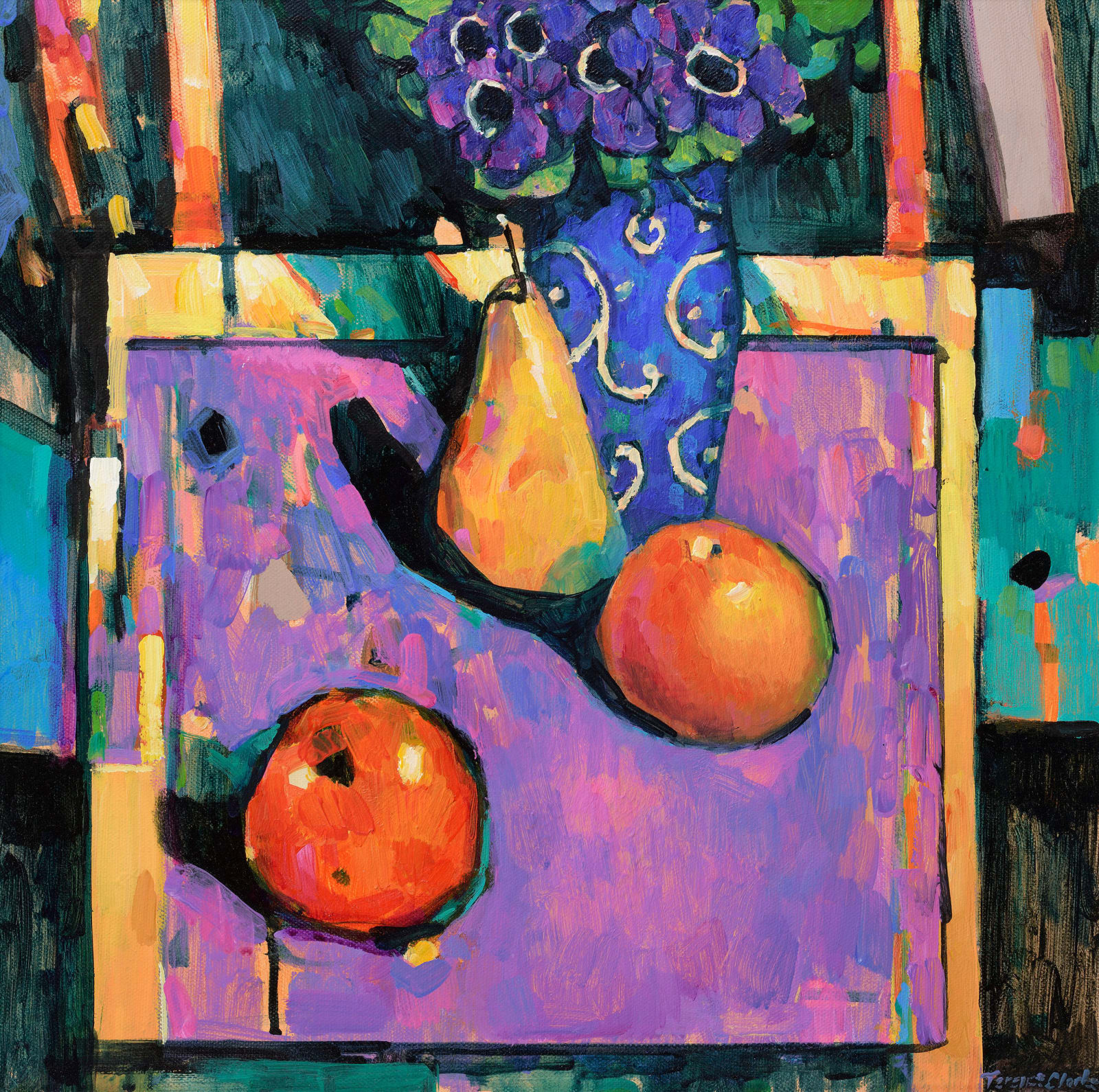 Terence Clarke, Still Life Anemones