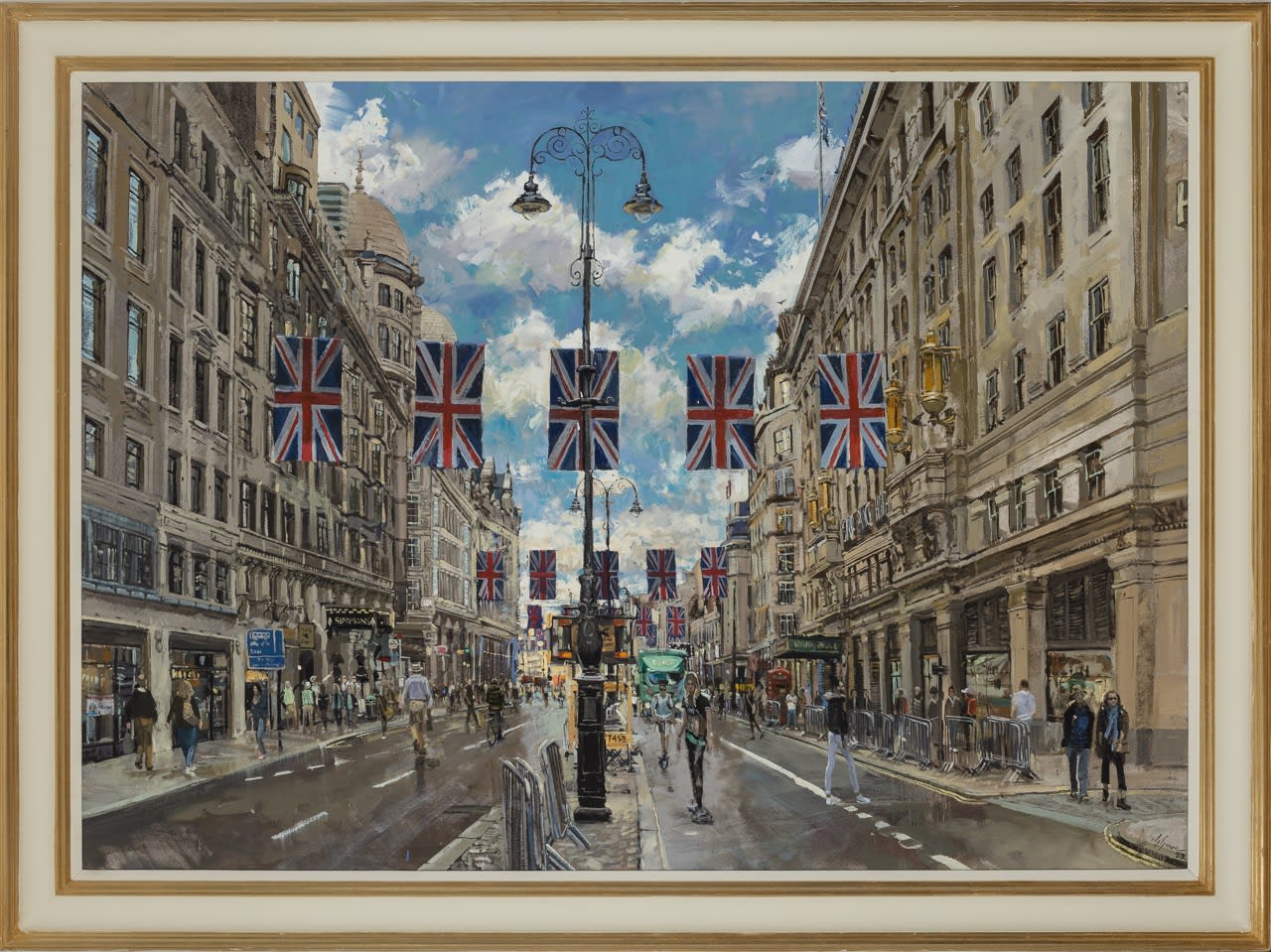 Nick Grove RSMA, The Platinum Jubilee on the Strand