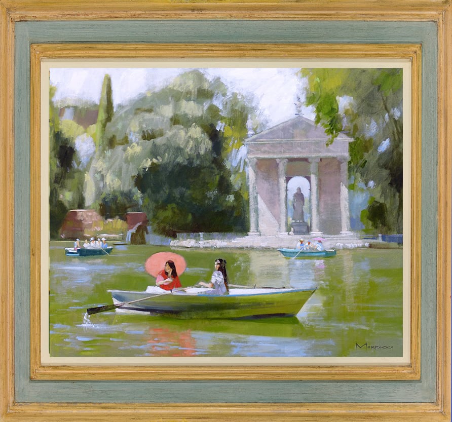 Jack Morrocco, The Boating Lake, Borghese Gardens, Rome