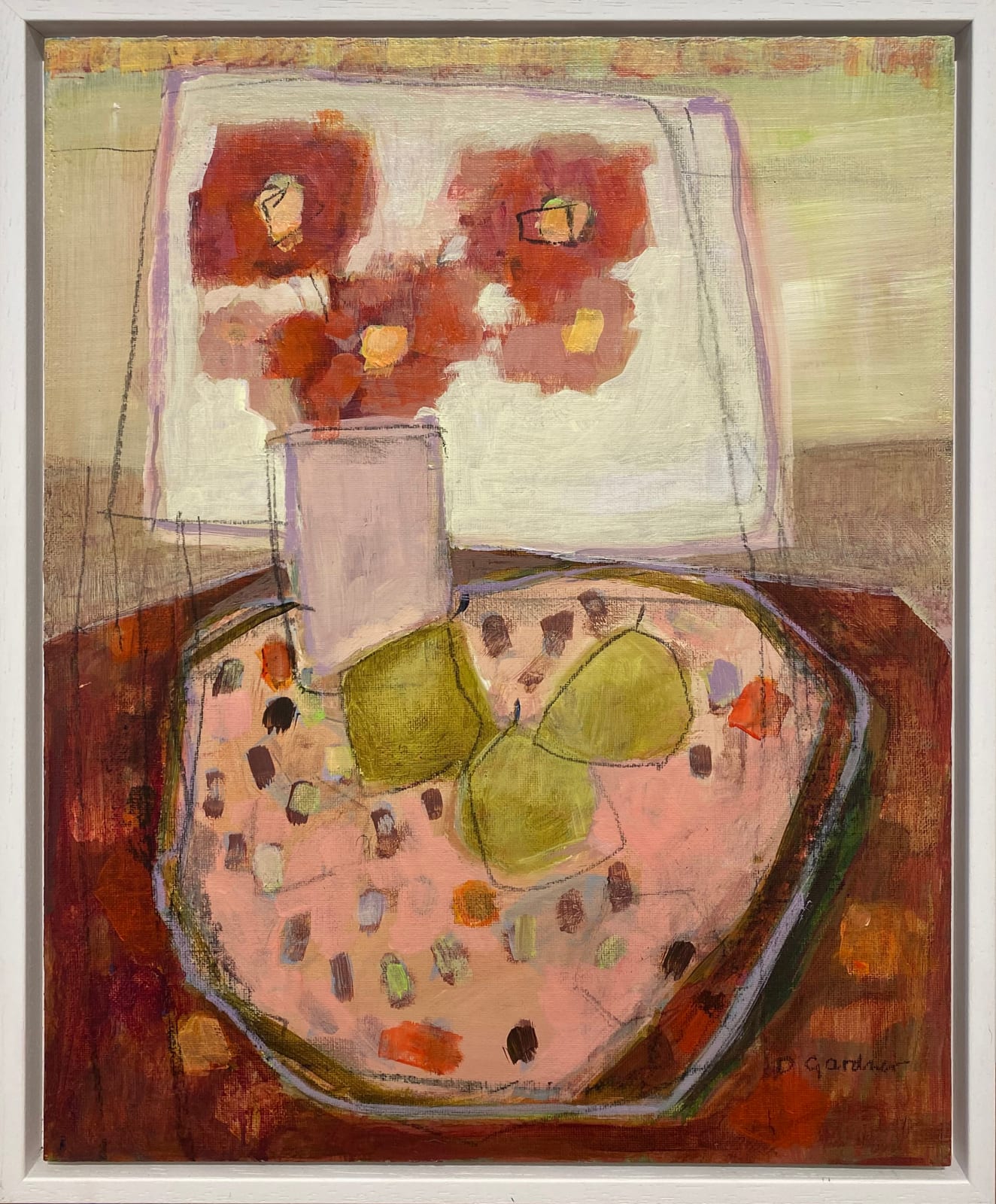 Dianne Gardner, Pears and Flowers