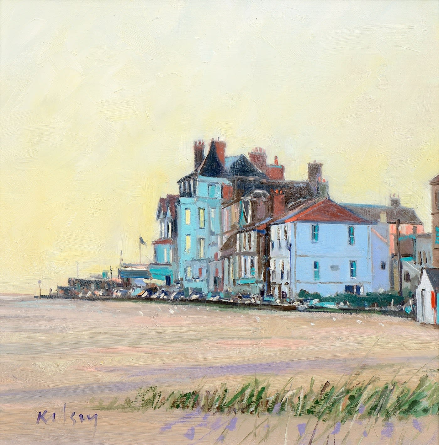 Robert Kelsey DA MUniv PAI FRSA, Morning Sky, Aldeburgh