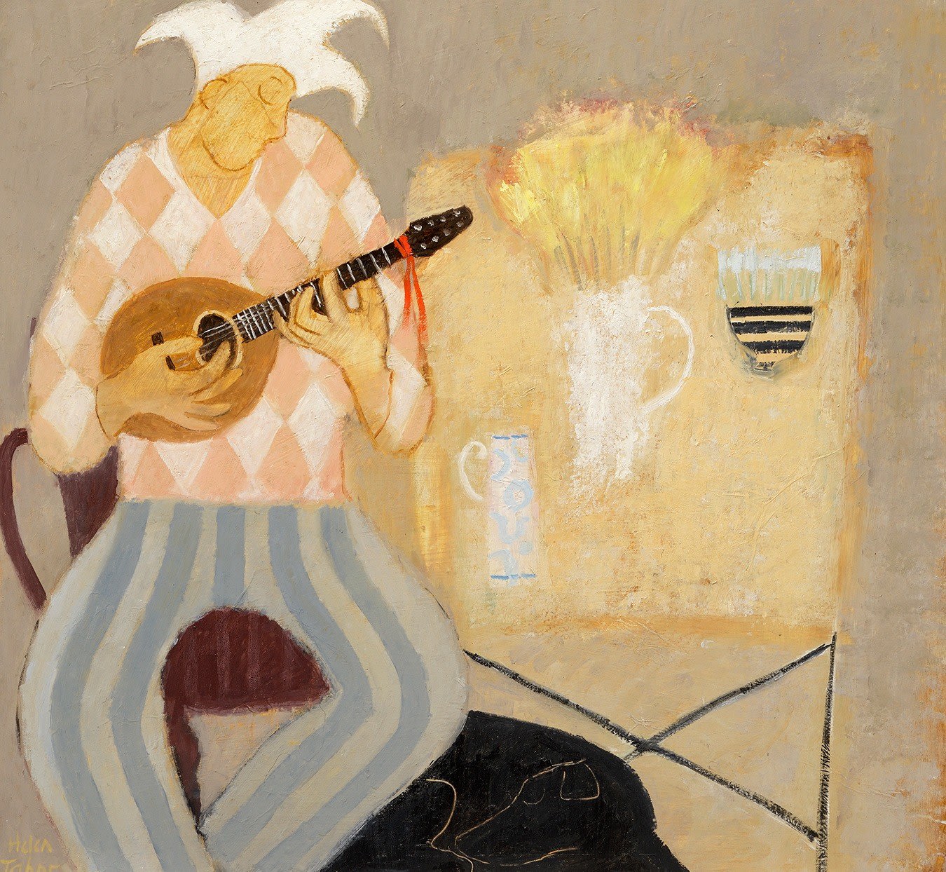 Helen Tabor, Clown with Mandolin