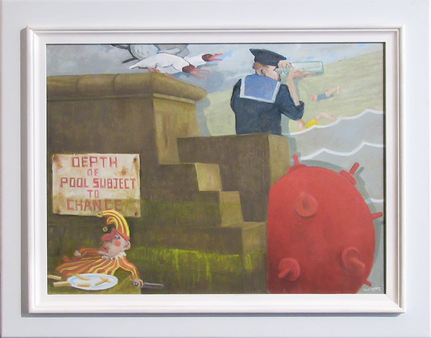Neil Cuthbert BCA(Hons), Grad. Dip. Ed., MFA, When the Chips are Down