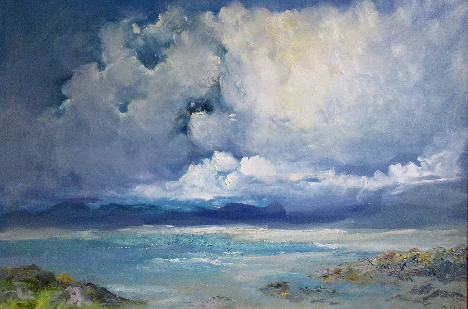Oona Campbell, Looking out to Jura and Colonsay (Hebrides)