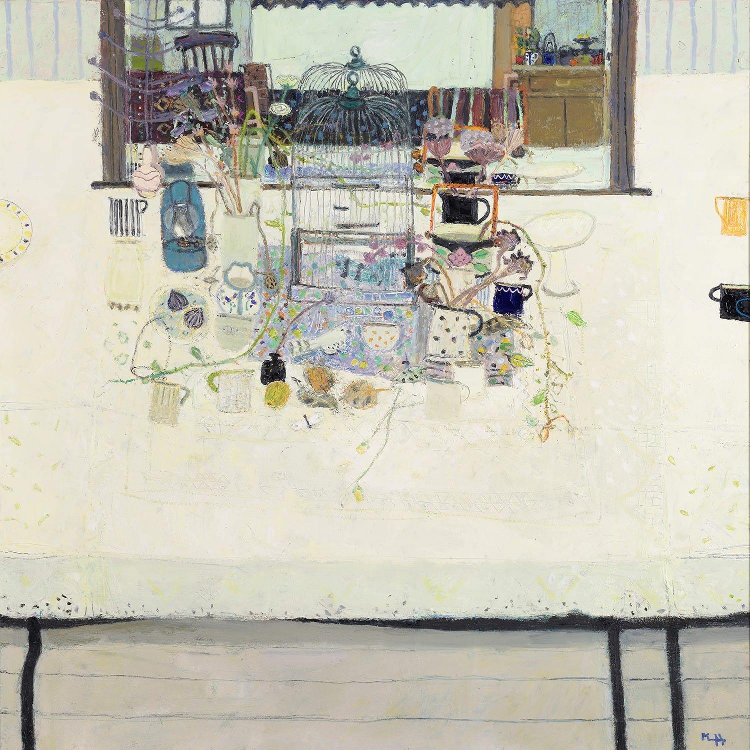 Sandy Murphy RSW RGI PAI, The Birdcage