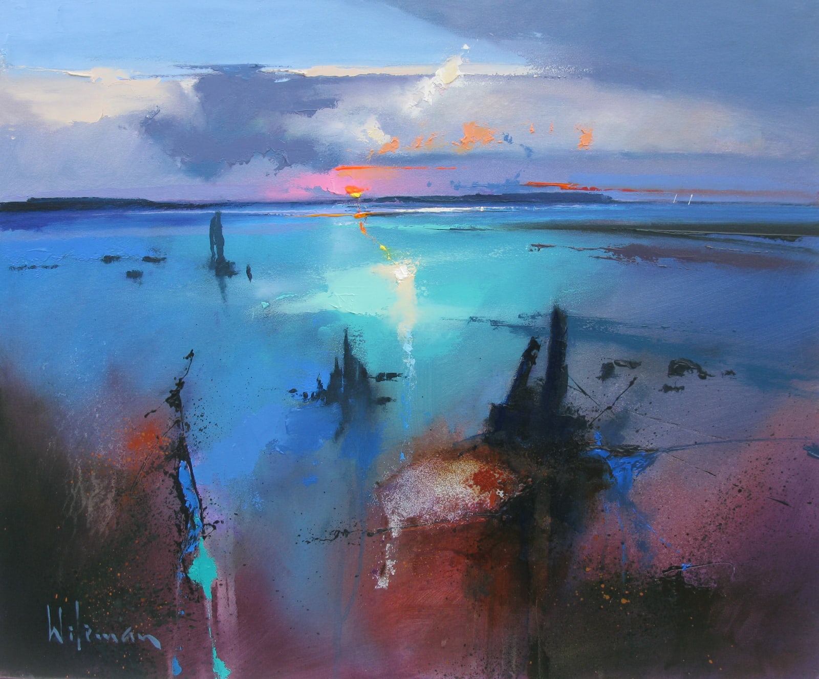 Peter Wileman FROI RSMA FRSA, Caldy Beach, The Wirral
