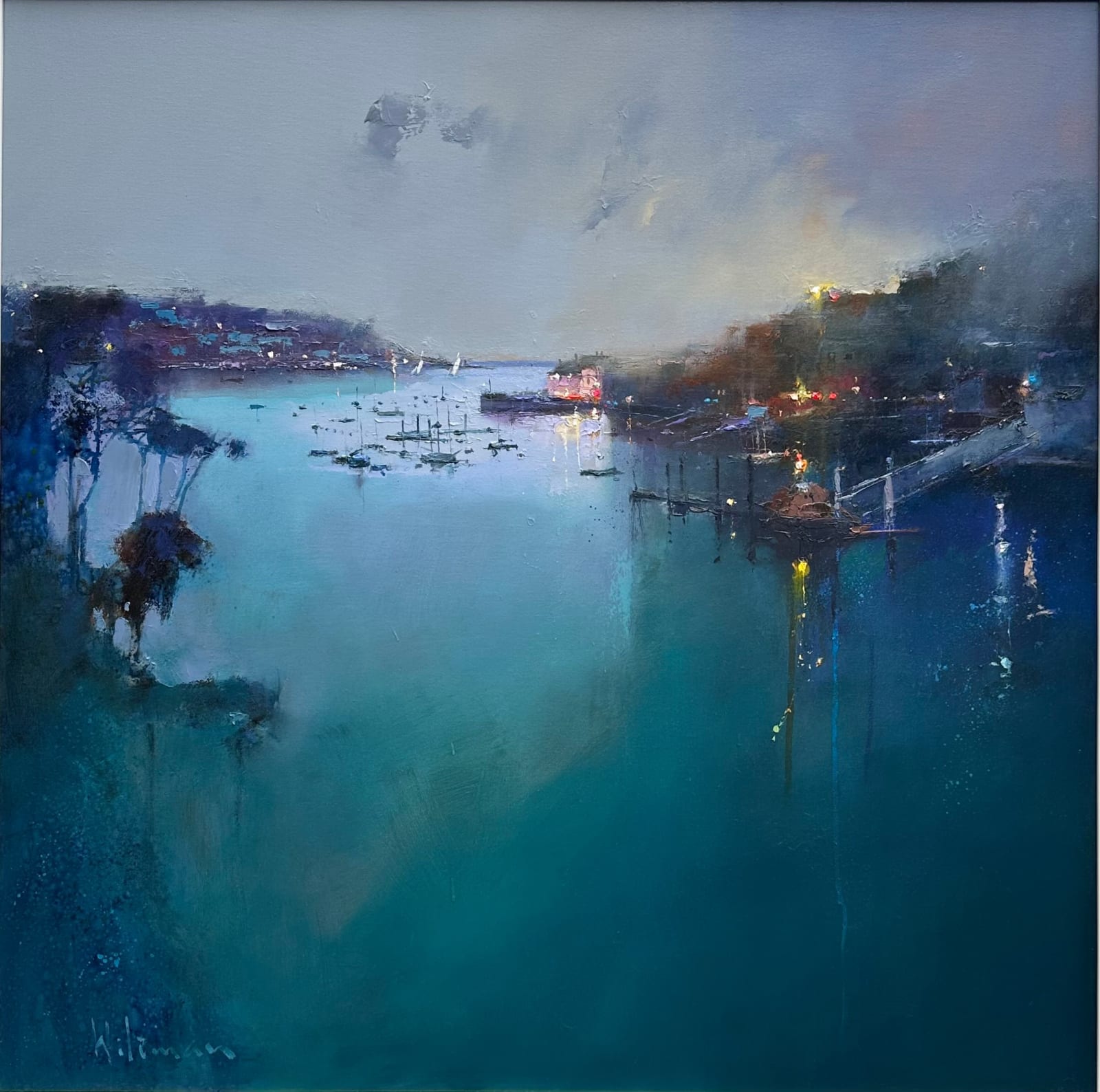 Peter Wileman FROI RSMA FRSA, Fowey at Dusk