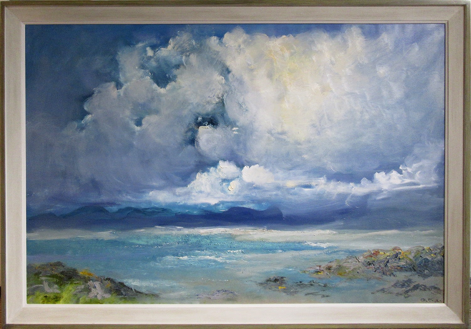 Oona Campbell, Looking out to Jura and Colonsay (Hebrides)