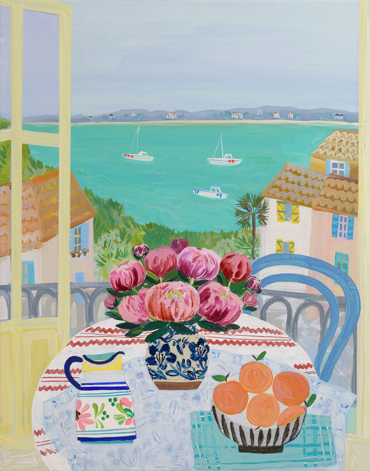 Emma Williams, Peonies and Oranges, Juan le Pins