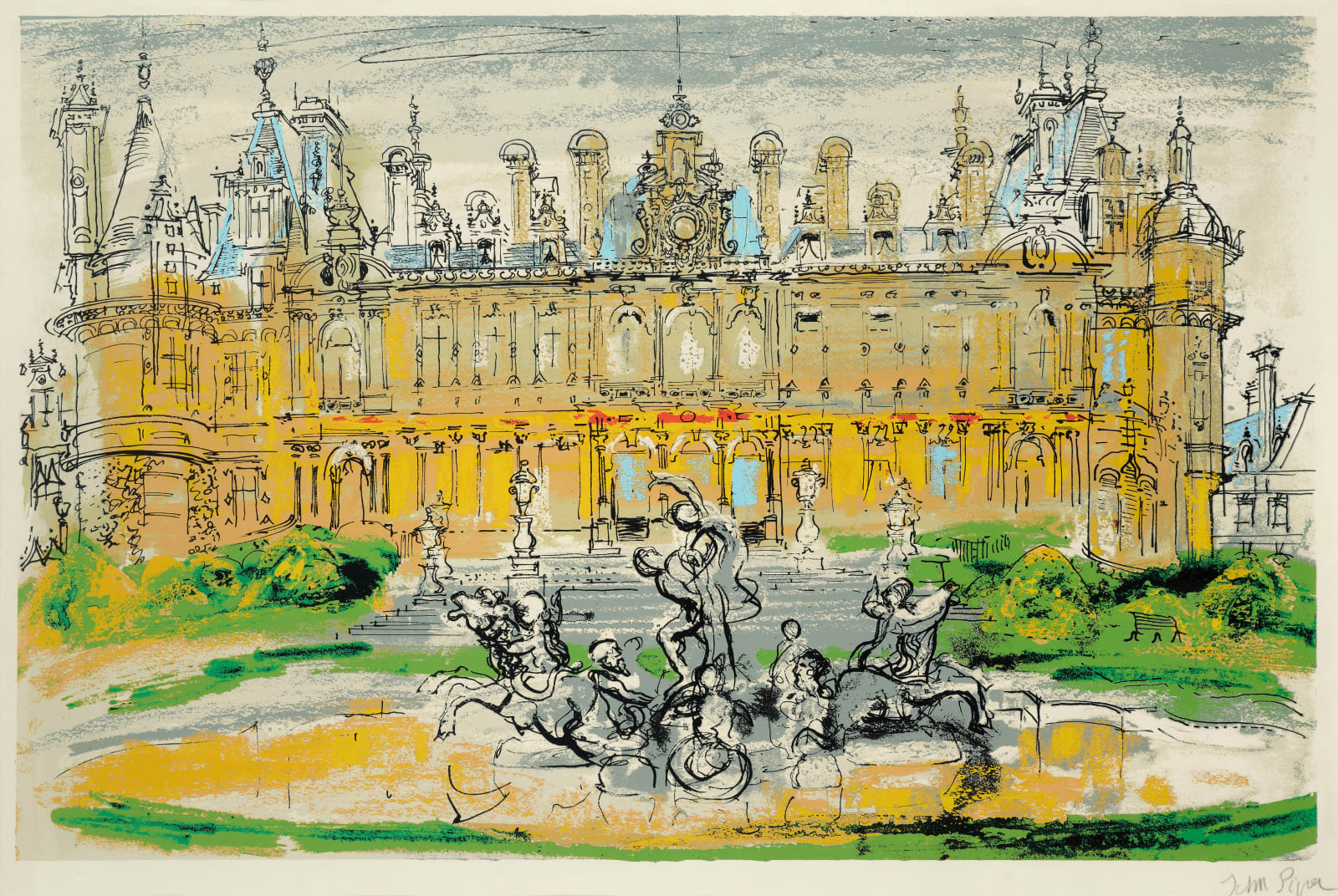 John Piper CH, Waddesdon (1977) AP