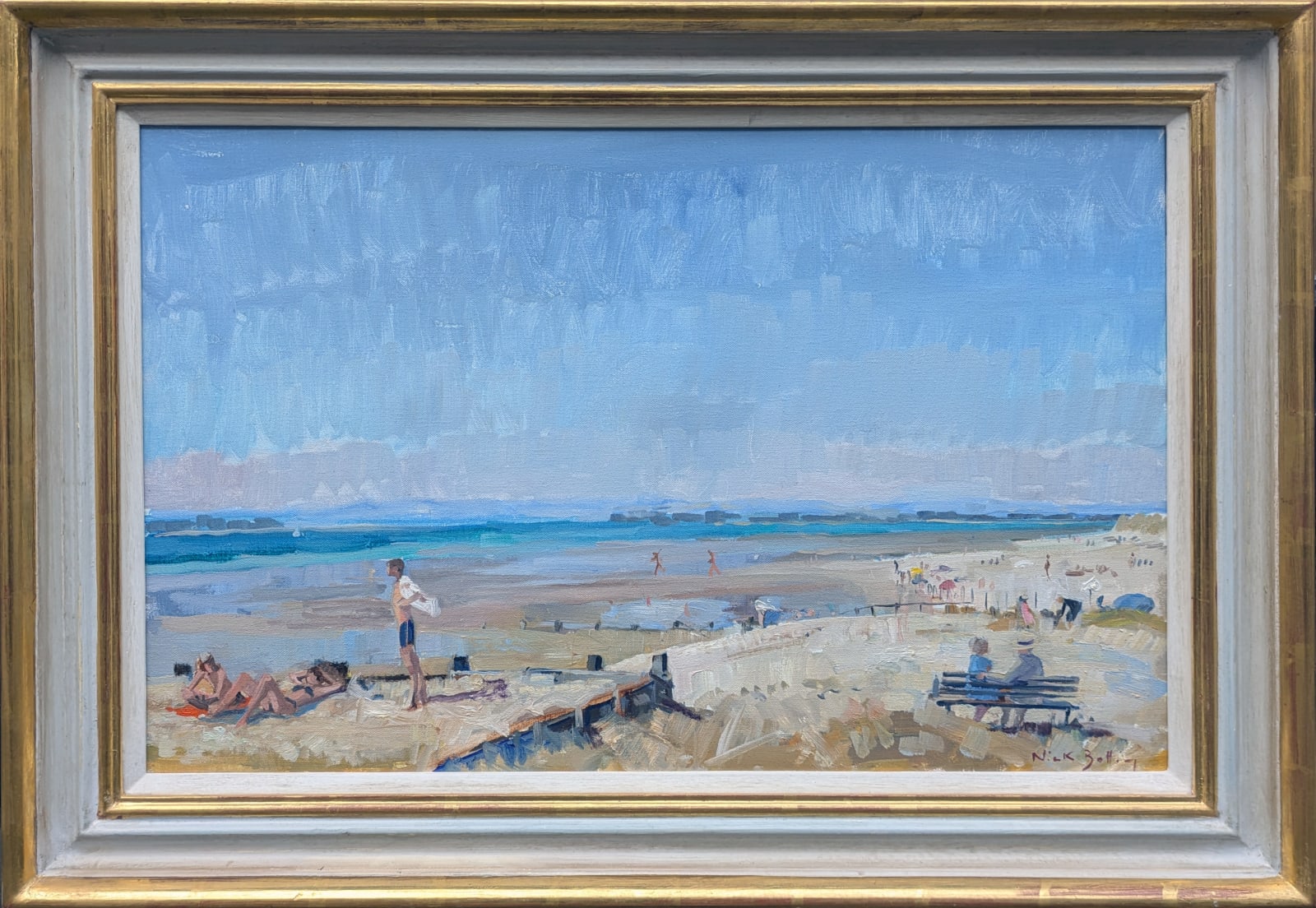 Nick Botting, High Summer, The Young Bathers (West Wittering)