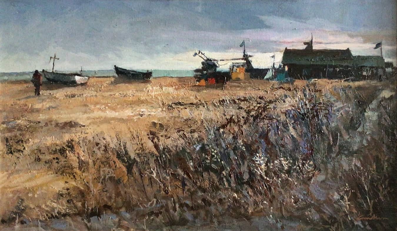 Jane Corsellis NEAC RWS RCA, Aldeburgh Beach