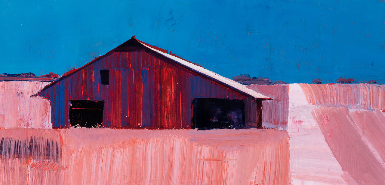 Mhairi McGregor RSW, Red Barn, Iowa
