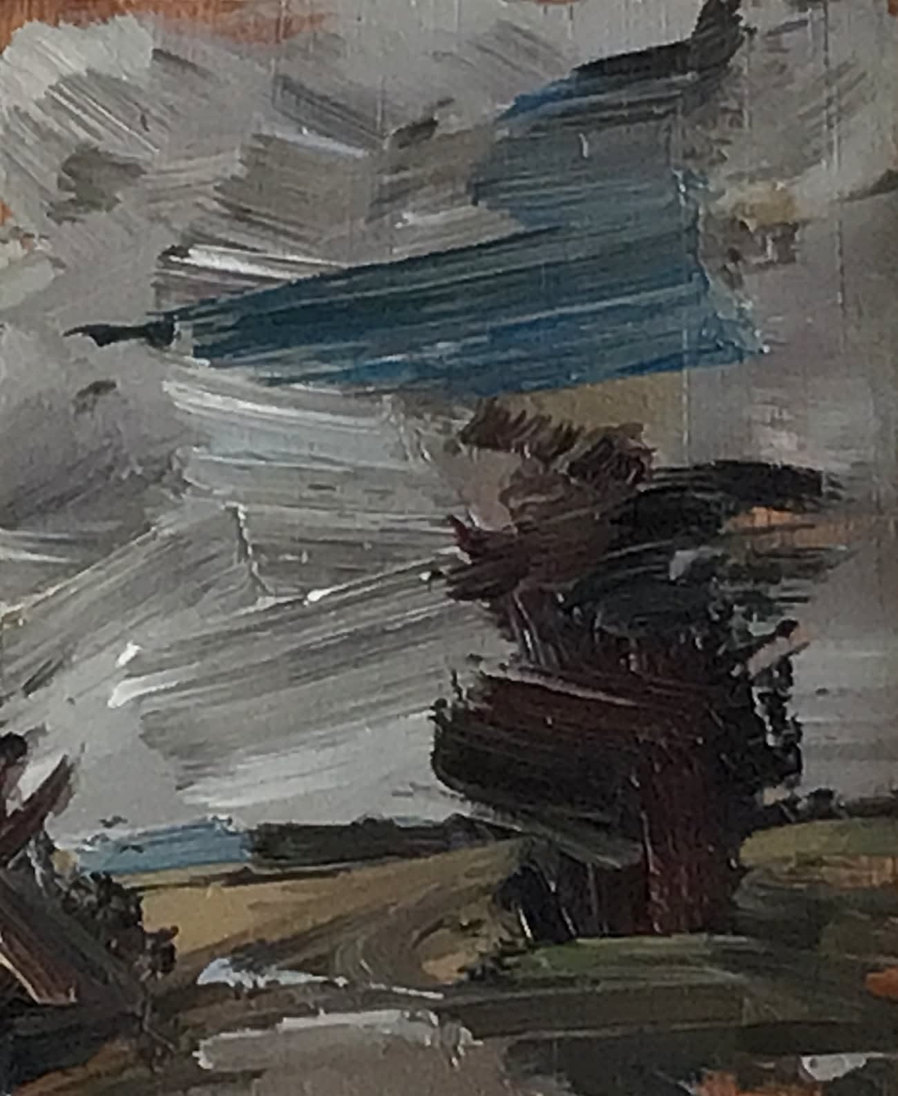 Kate Giles, Puddle and Hedge (off Peddar's Way. Near Gt Bircham)