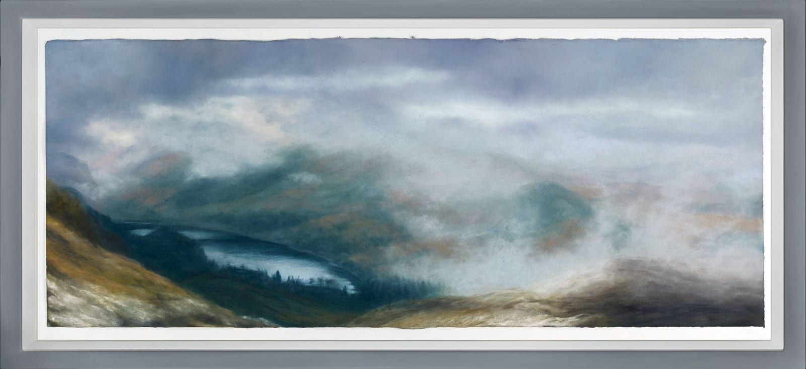 Matthew Draper PS, Amongst the Clouds, a View From Ben Ledi
