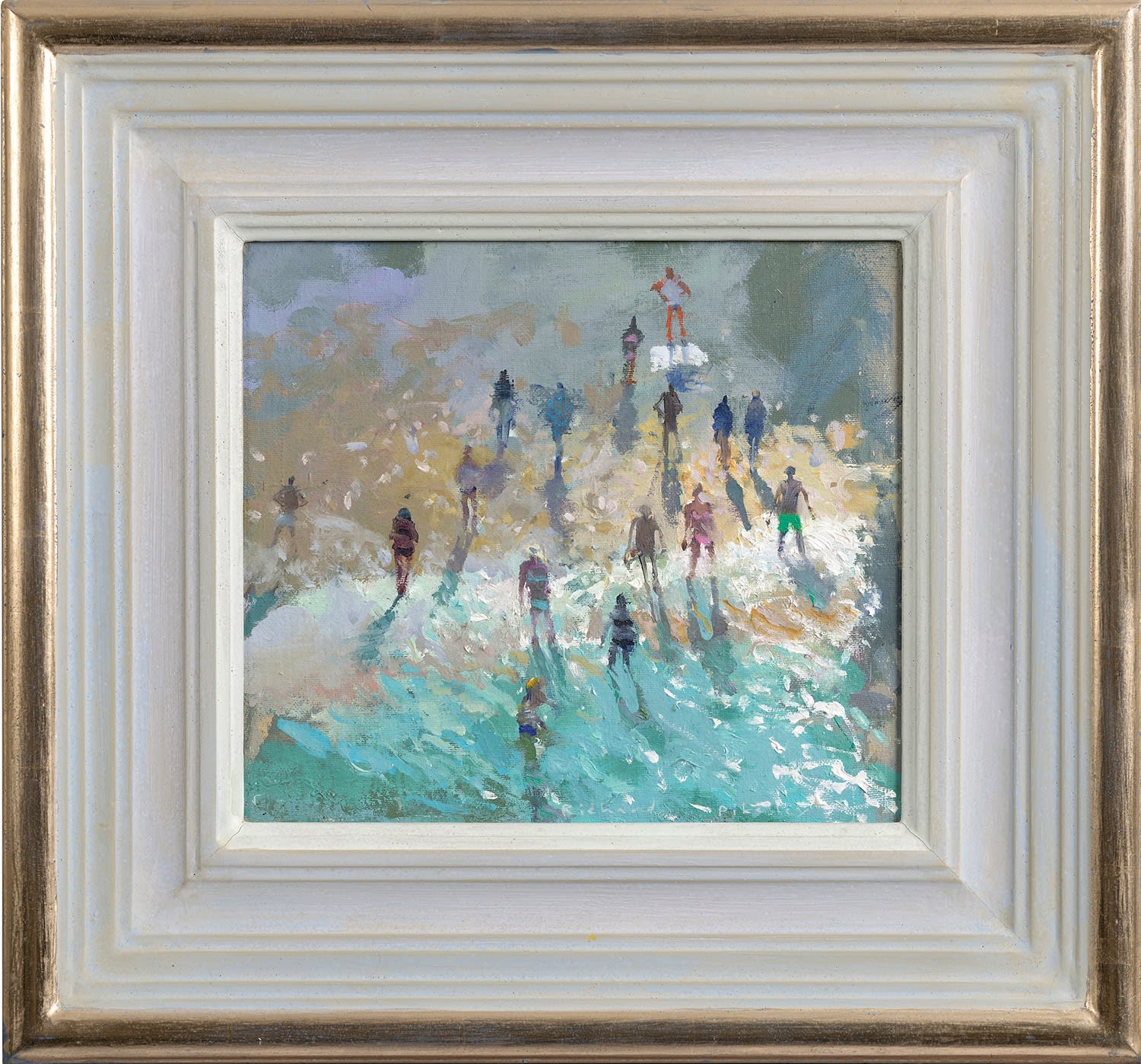 Richard Pikesley PPNEAC RWS, Edge of the Surf, Italian Summer