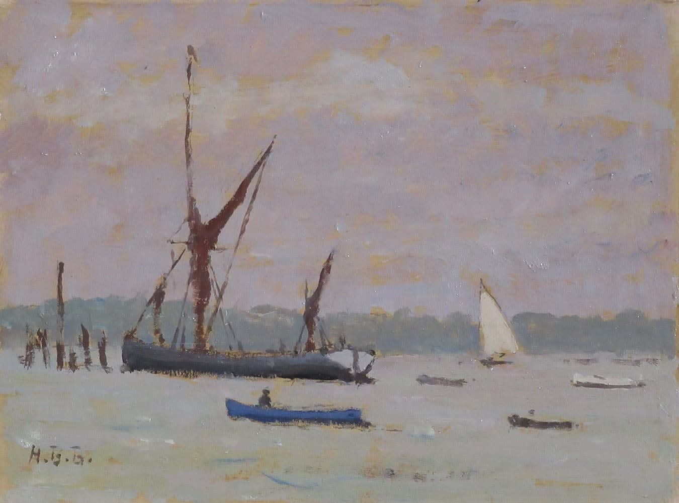 Hugh Boycott Brown RSMA, Grey Morning, Pin Mill