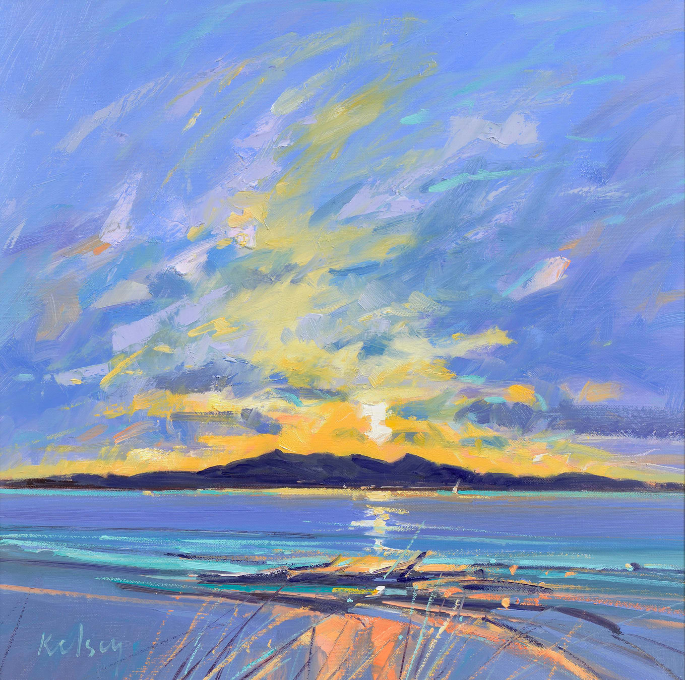 Robert Kelsey DA MUniv PAI FRSA, Clyde Sunset