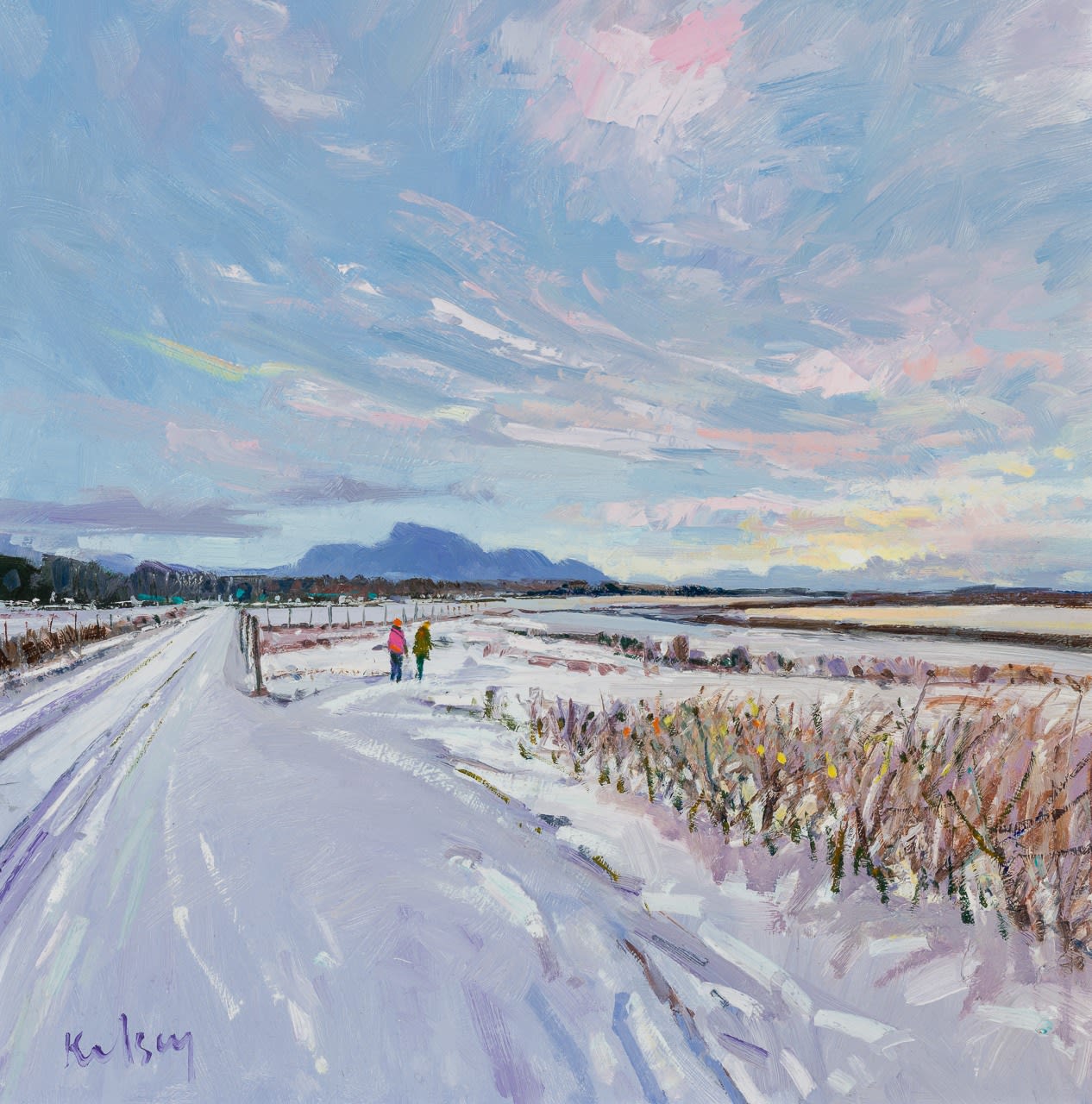 Robert Kelsey DA MUniv PAI FRSA, Winter Morning, Ardnamurchan