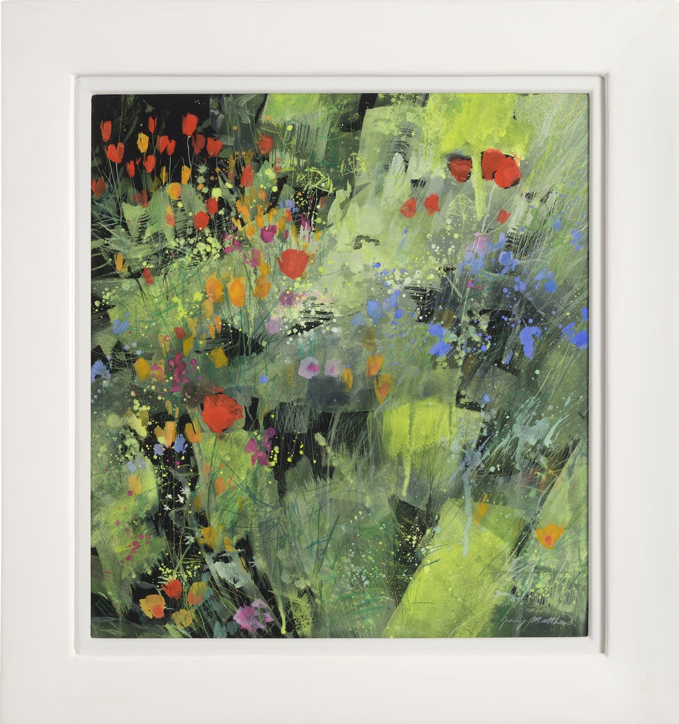 Jenny Matthews RSW, Exuberant Garden