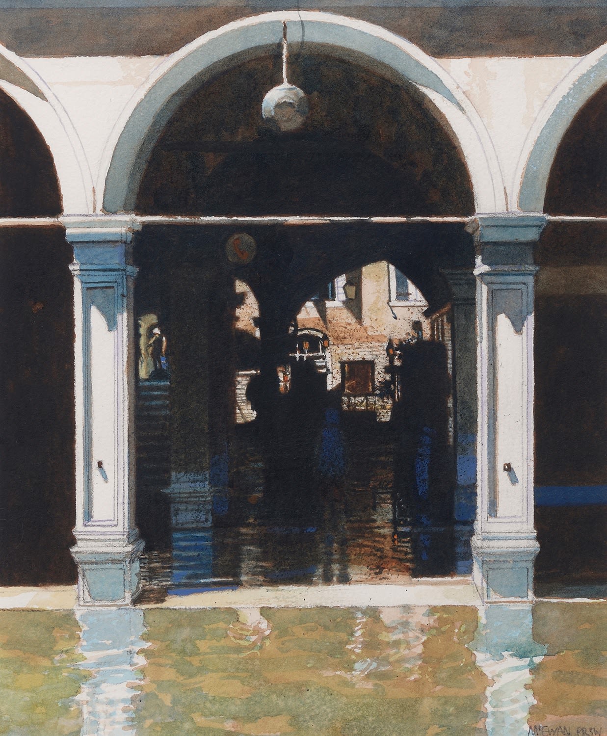 Angus McEwan PRSW AWI RWS NWS, San Marco, Aqua Alta