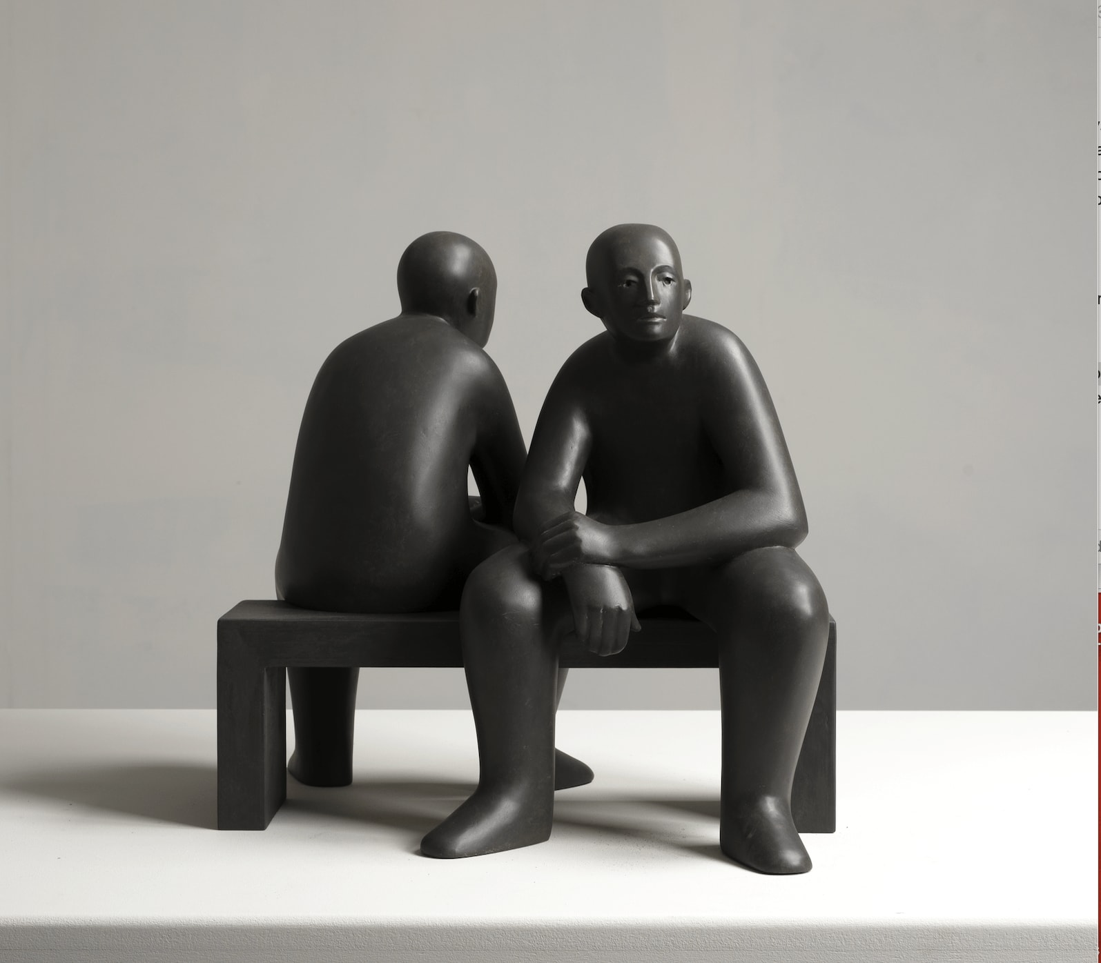 Giles Penny RWA, Two Men on a Bench