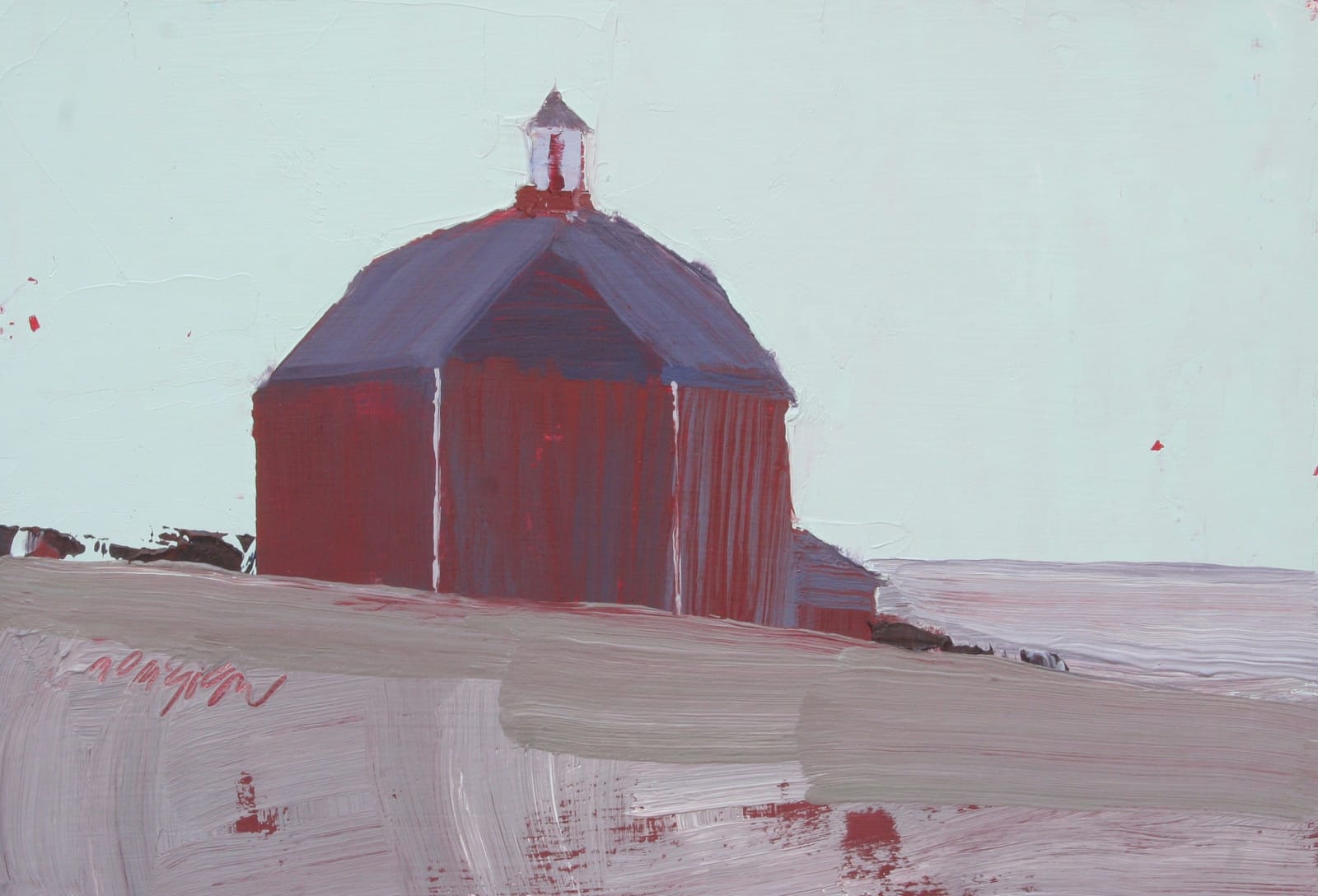Mhairi McGregor RSW, Iowa Round Barn